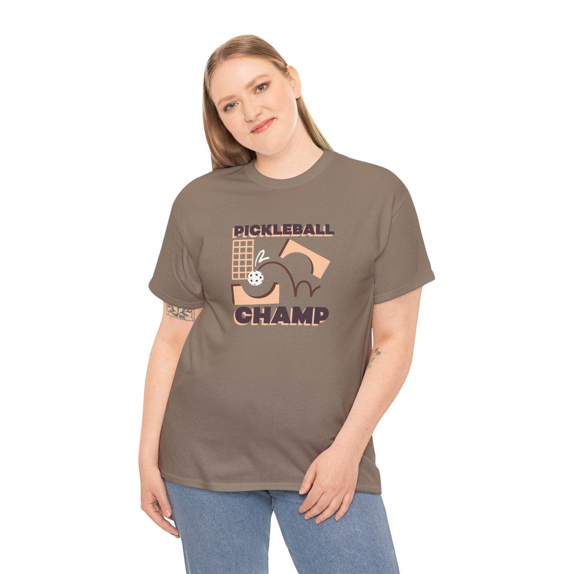 Pickleball Champ Tee, Pickleball Player Gift, Unisex Tee, Sports Shirt, Pickleball Lover Shirt - Little Flower Farm