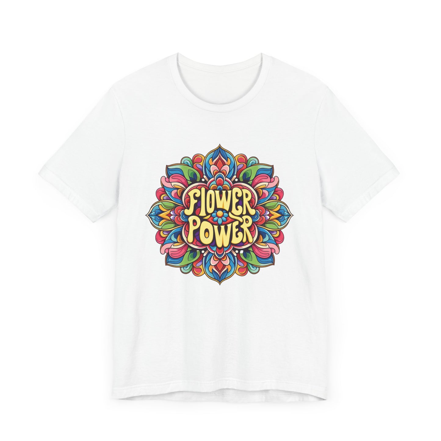 "Flower Power" Unisex Jersey Short Sleeve Tee