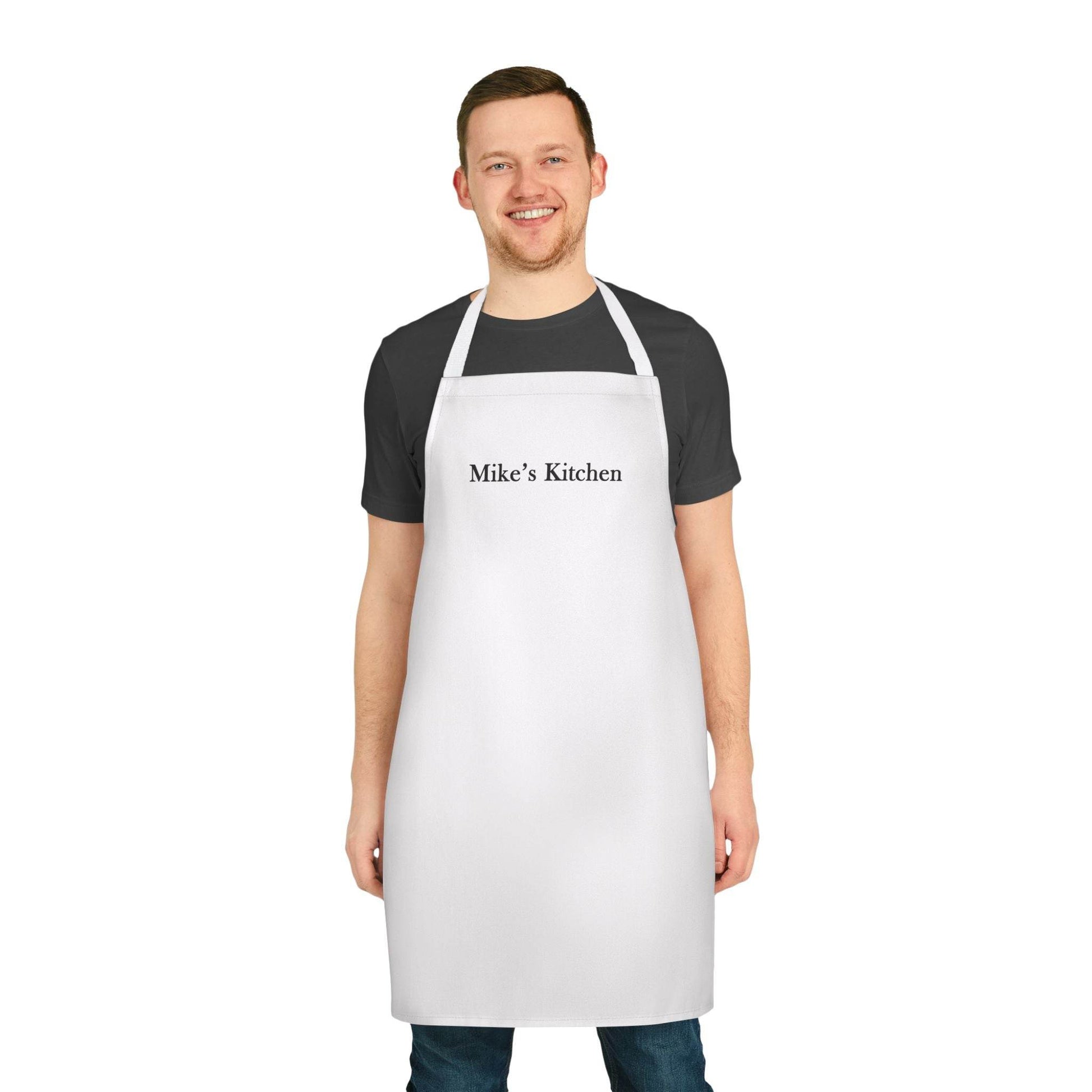 Personalized Kitchen Apron, Custom Home Kitchen Cooking Gift, Religious Handmade Chef BBQ, Adjustable 5-Color Straps, Christian, Custom - Little Flower Farm
