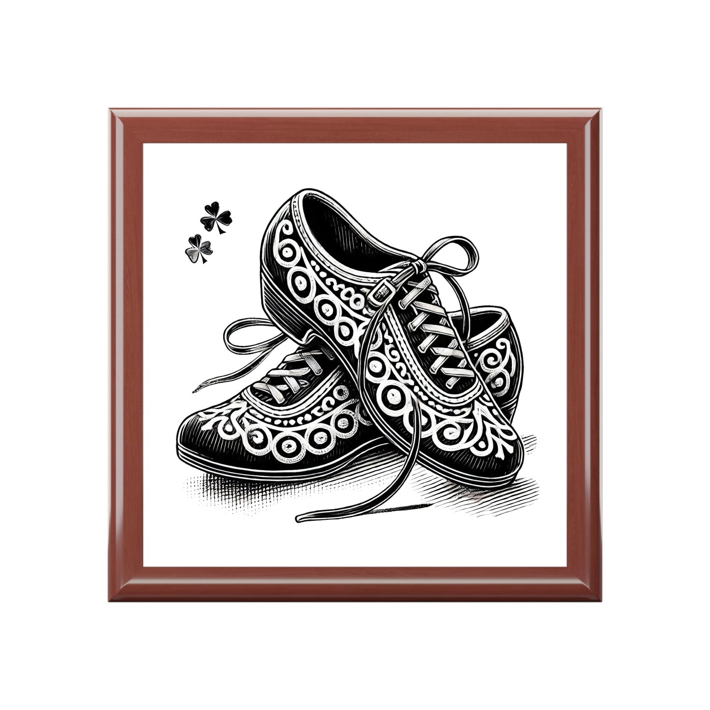 Irish Dance Hard Shoe Themed Jewelry Box