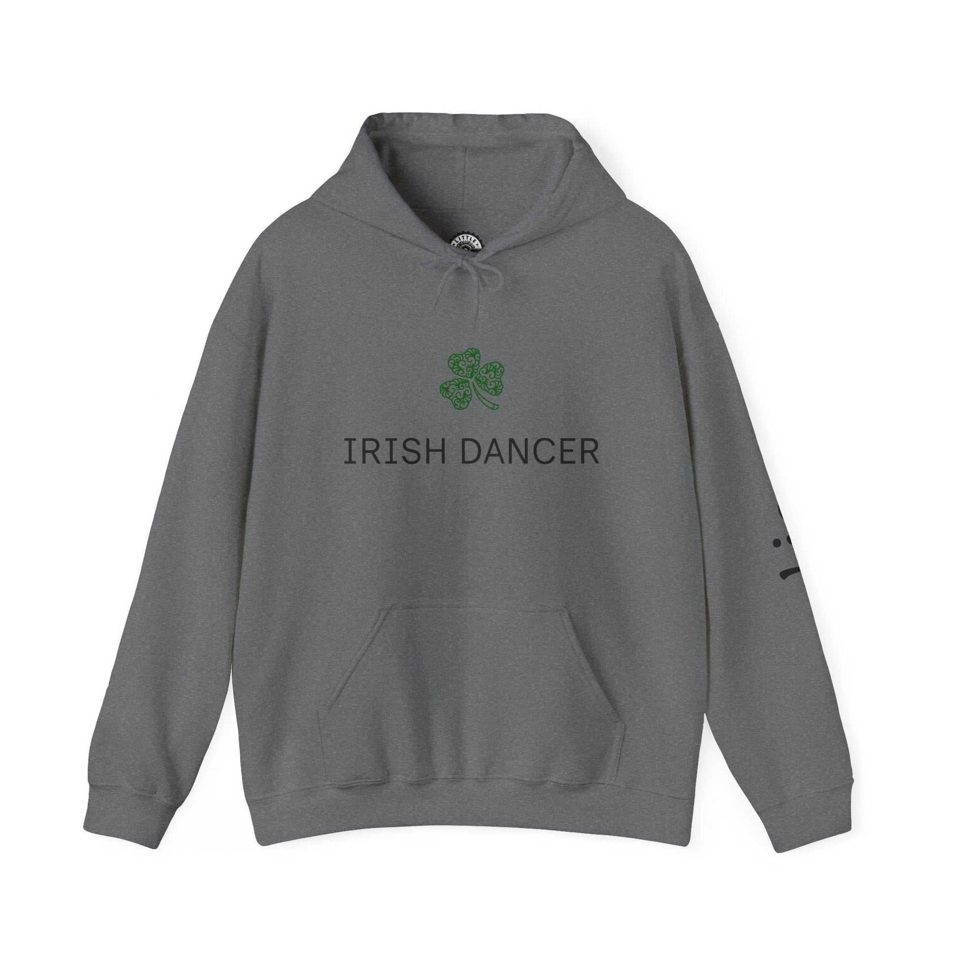 Personalized Irish Dancer Hoodie, Dance Sweatshirt, Celtic Jig Pullover, Shamrock Dance Jacket, St. Patrick's Day Top - Little Flower Farm