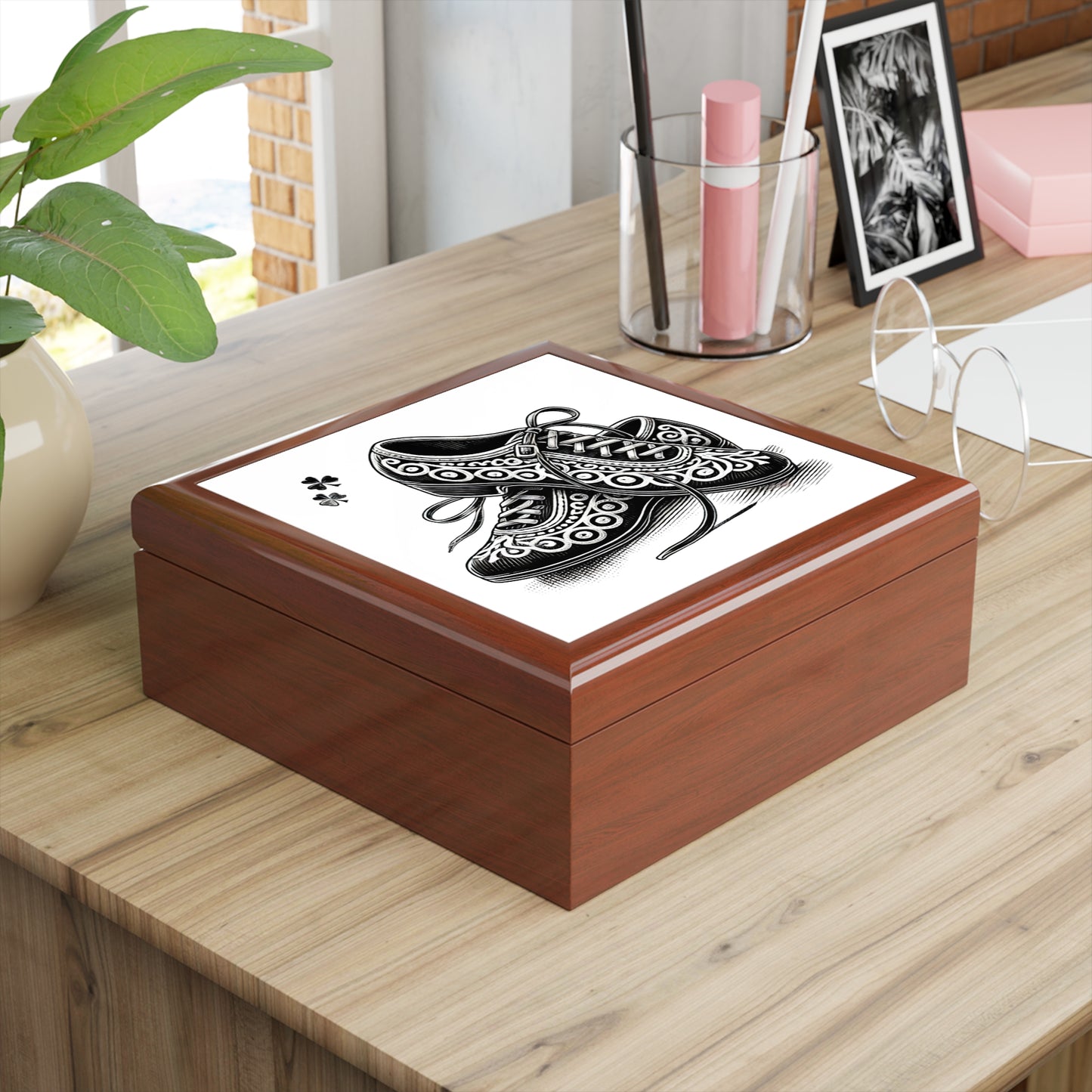 Irish Dance Hard Shoe Themed Jewelry Box