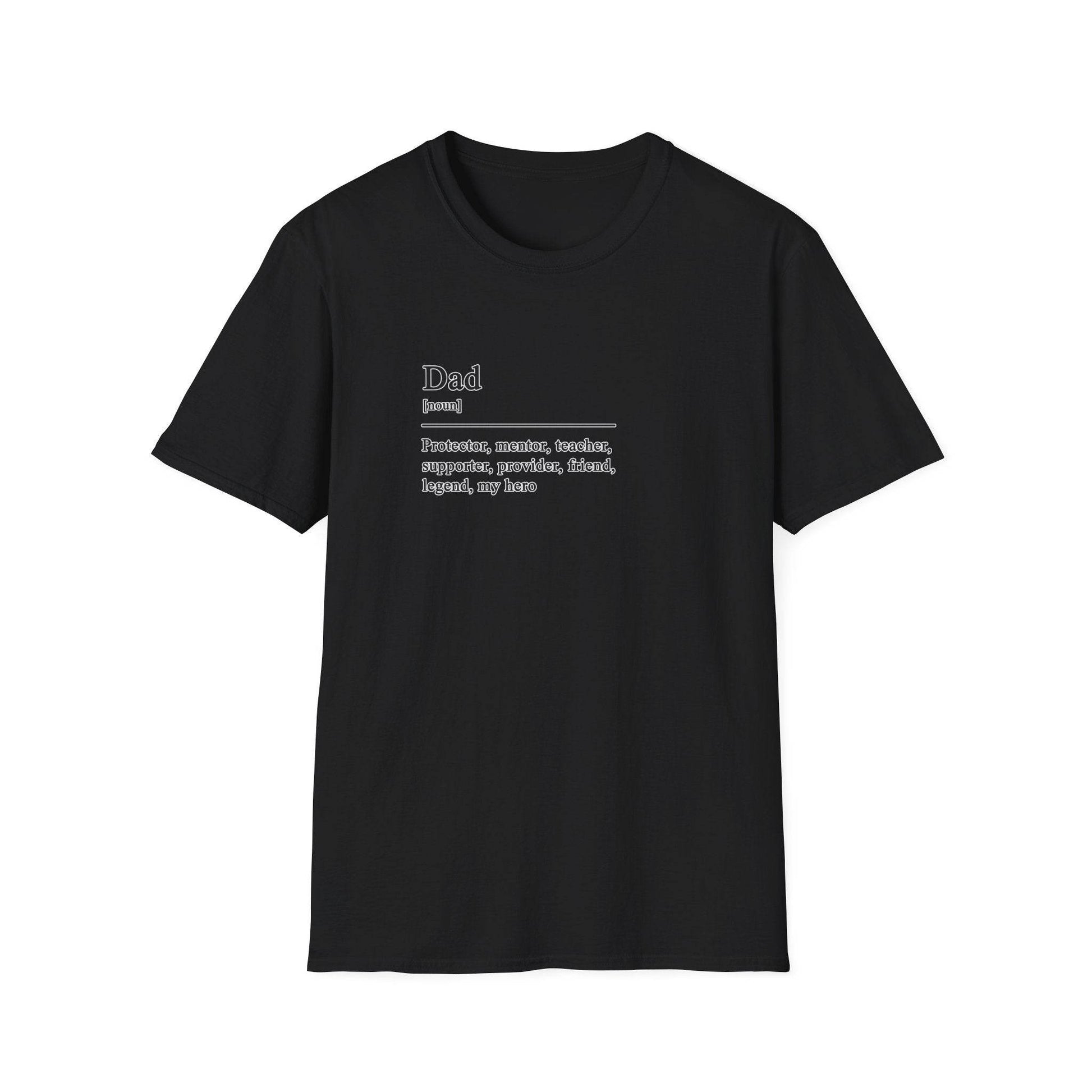 Dad Definition Unisex T-Shirt, Fathers Day Gift Tee, Softstyle Shirt for Dad, House Wear, Comfortable Tee Shirt - Little Flower Farm