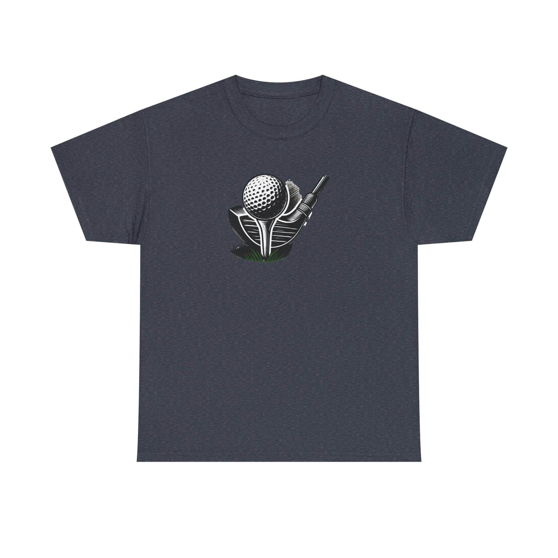 Golf Club Head Tee Shirt, Golf Lover Gift, Golfing Shirt, Unisex Tee, Golf Player FAV - Little Flower Farm