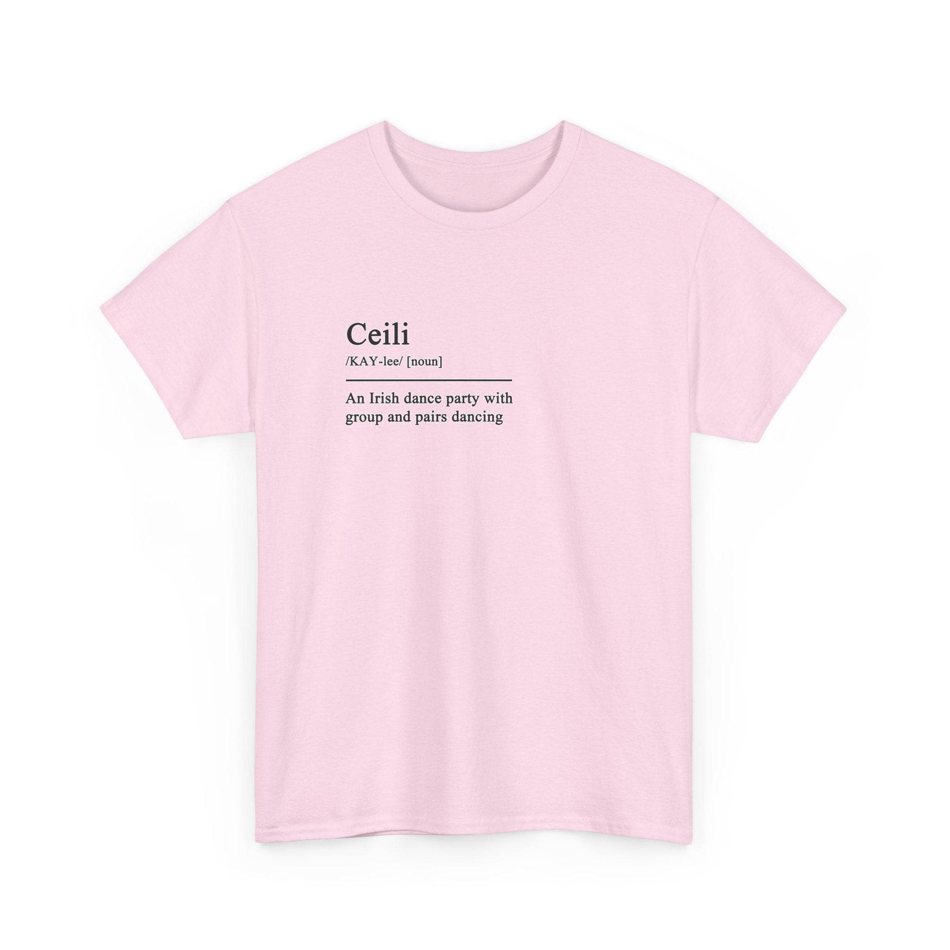 Ceili Definition Irish Dance Tee, St. Patrick's Day Shirt, Celtic Dance T-Shirt, Irish Pride Top, Shamrock Apparel - Little Flower Farm