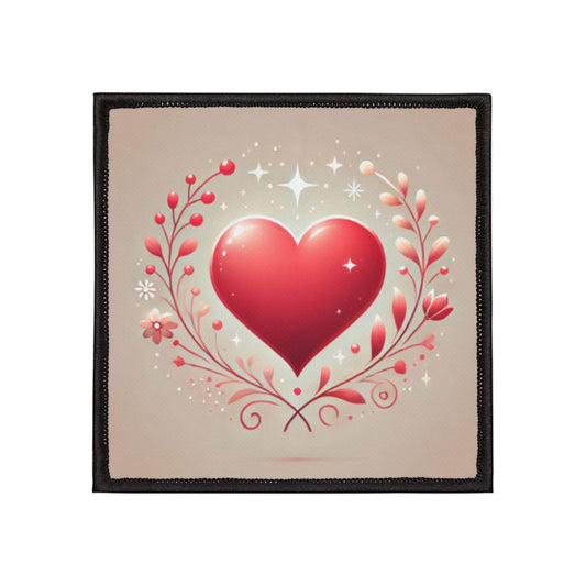 Heart Iron-On Patches, Love Expression Artsy Patches, Romantic Patch Set, Colorful Valentine Decor, DIY Embroidered Patch, Sew-On Applique - Little Flower Farm