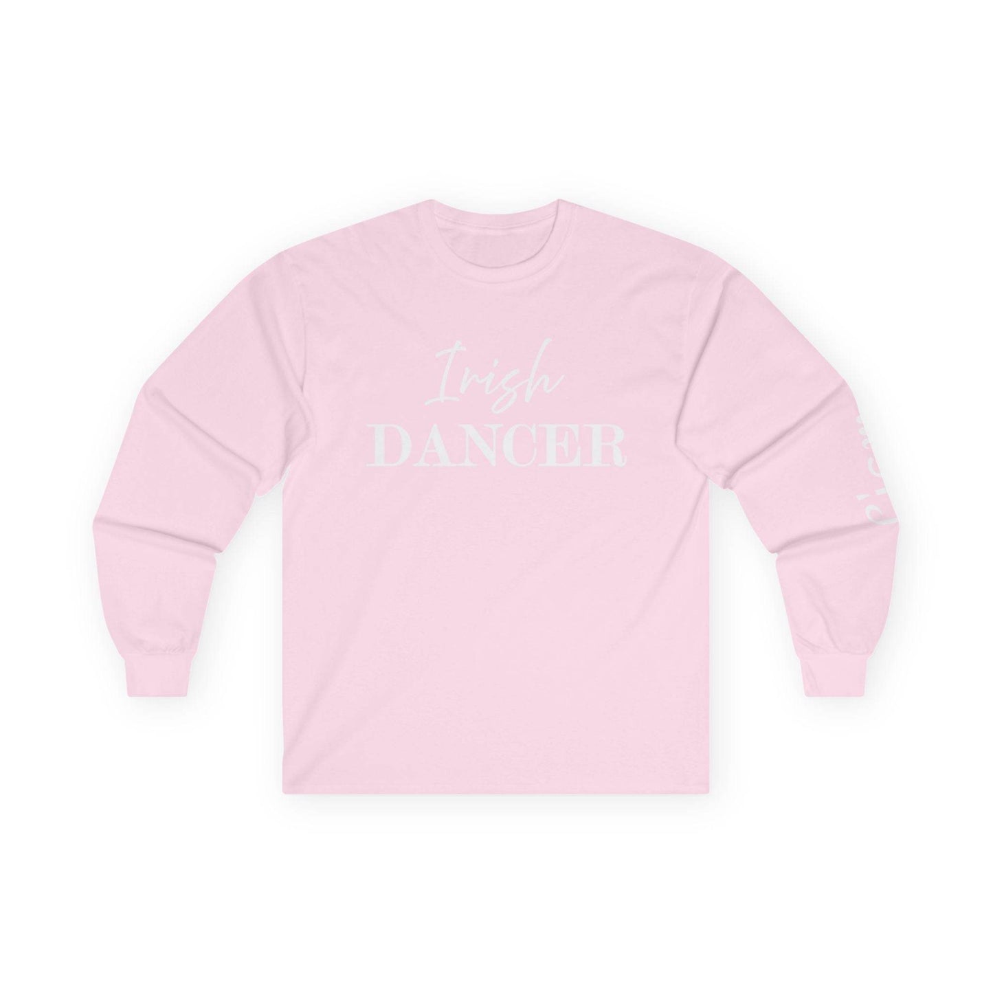 Personalized Irish Dancer Long Sleeve Tee, Unisex Cotton Shirt, Gift for Dancers, St. Patrick's Day Tee, Custom Name Irish Dance Shirt, Long - Little Flower Farm