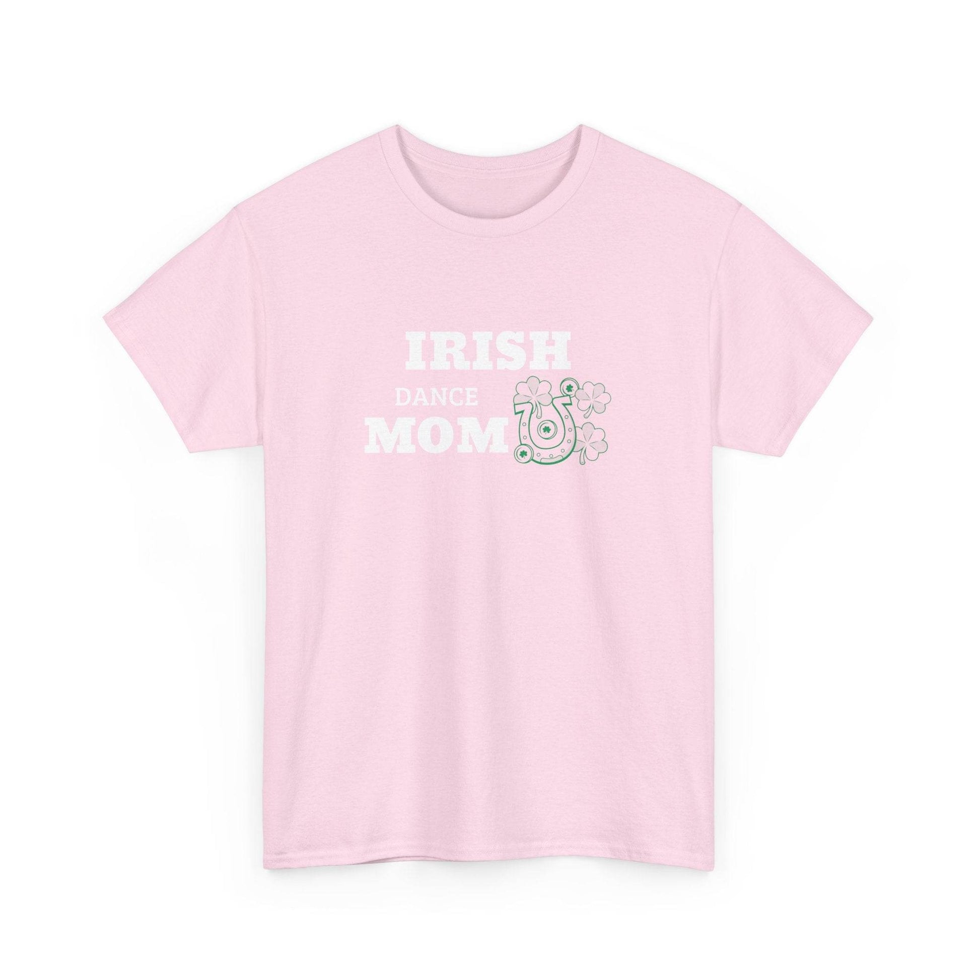 Irish Dance Mom Tee, St. Patrick's Day Shirt, Celtic Dance T-Shirt, Irish Pride Top, Shamrock Apparel - Little Flower Farm