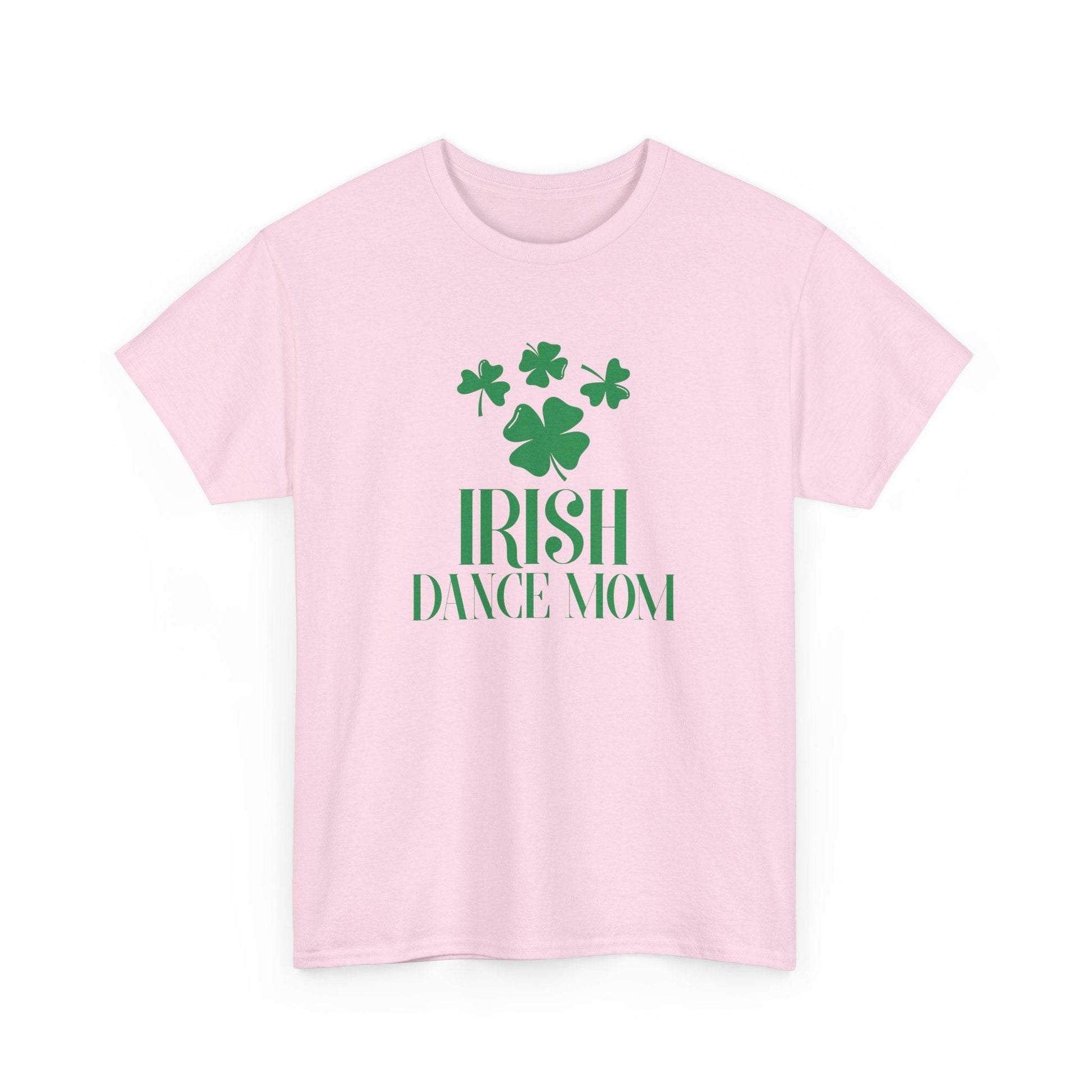 Irish Dance Mom Tee, St. Patrick's Day Shirt, Celtic Dance T-Shirt, Irish Pride Top, Shamrock Apparel - Little Flower Farm
