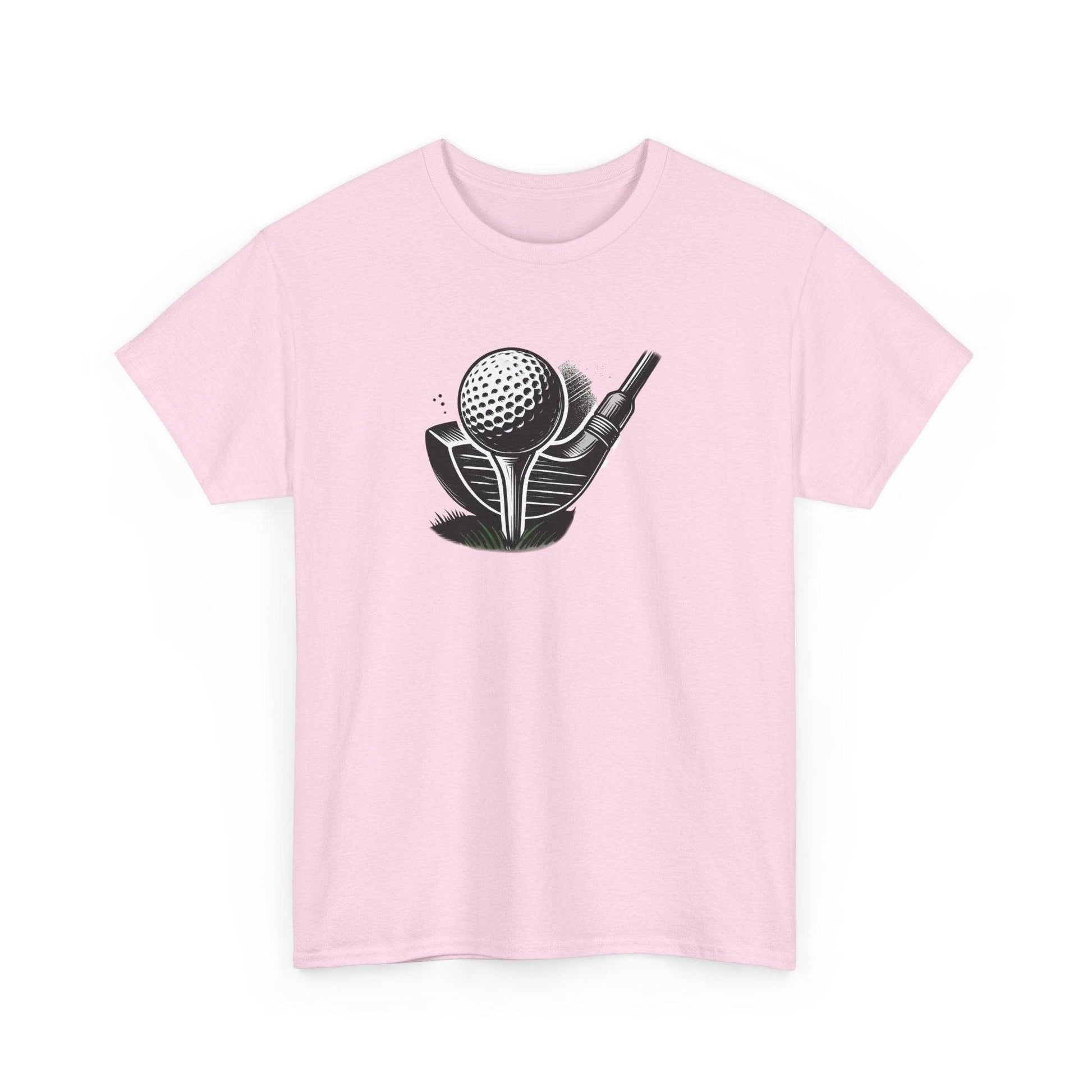 Golf Club Head Tee Shirt, Golf Lover Gift, Golfing Shirt, Unisex Tee, Golf Player FAV - Little Flower Farm