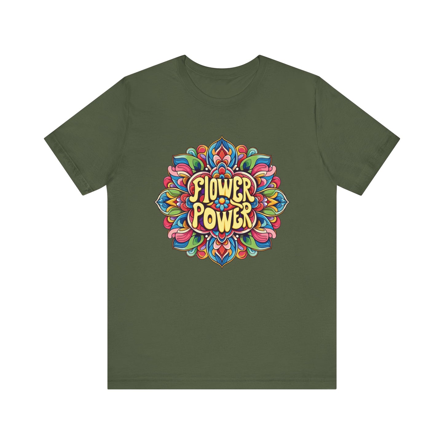 "Flower Power" Unisex Jersey Short Sleeve Tee