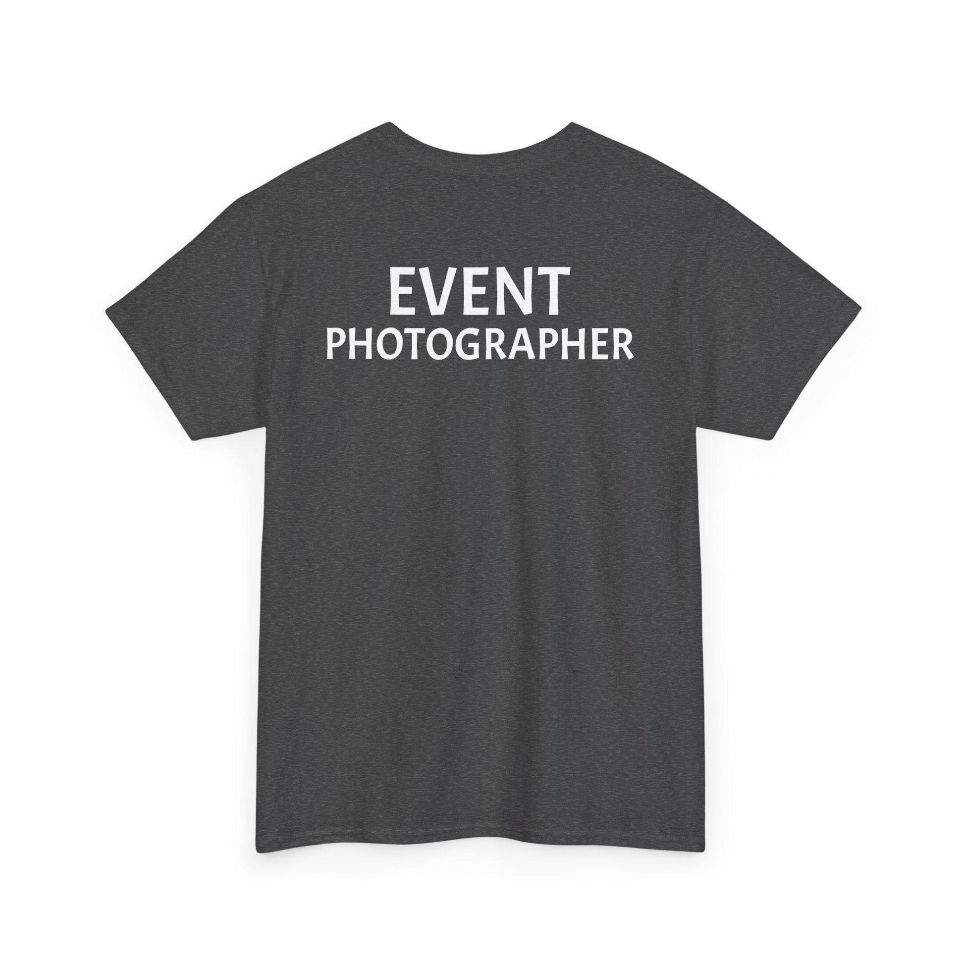 Unisex Heavy Cotton Tee - Event Photographer Graphic Shirt - Little Flower Farm