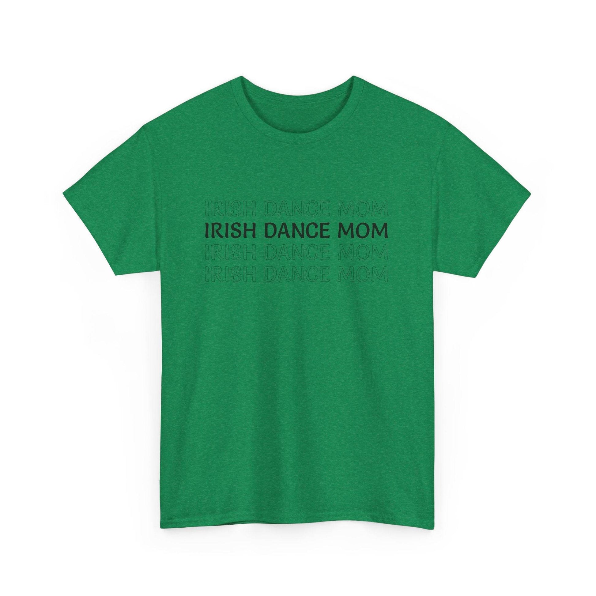 Irish Dance Mom Tee, St. Patrick's Day Shirt, Celtic Dance T-Shirt, Irish Pride Top, Shamrock Apparel - Little Flower Farm