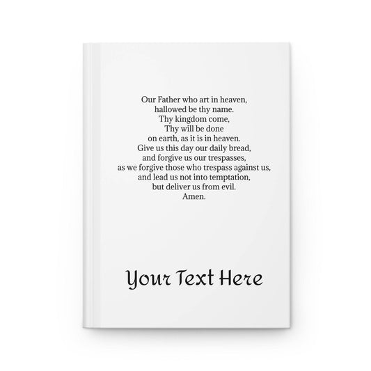 Personalized Christian Hardcover Journal Matte, Prayer Journal for Christians, Religious Notebook, Faith Planner, Bible Verse Diary, Spirit - Little Flower Farm