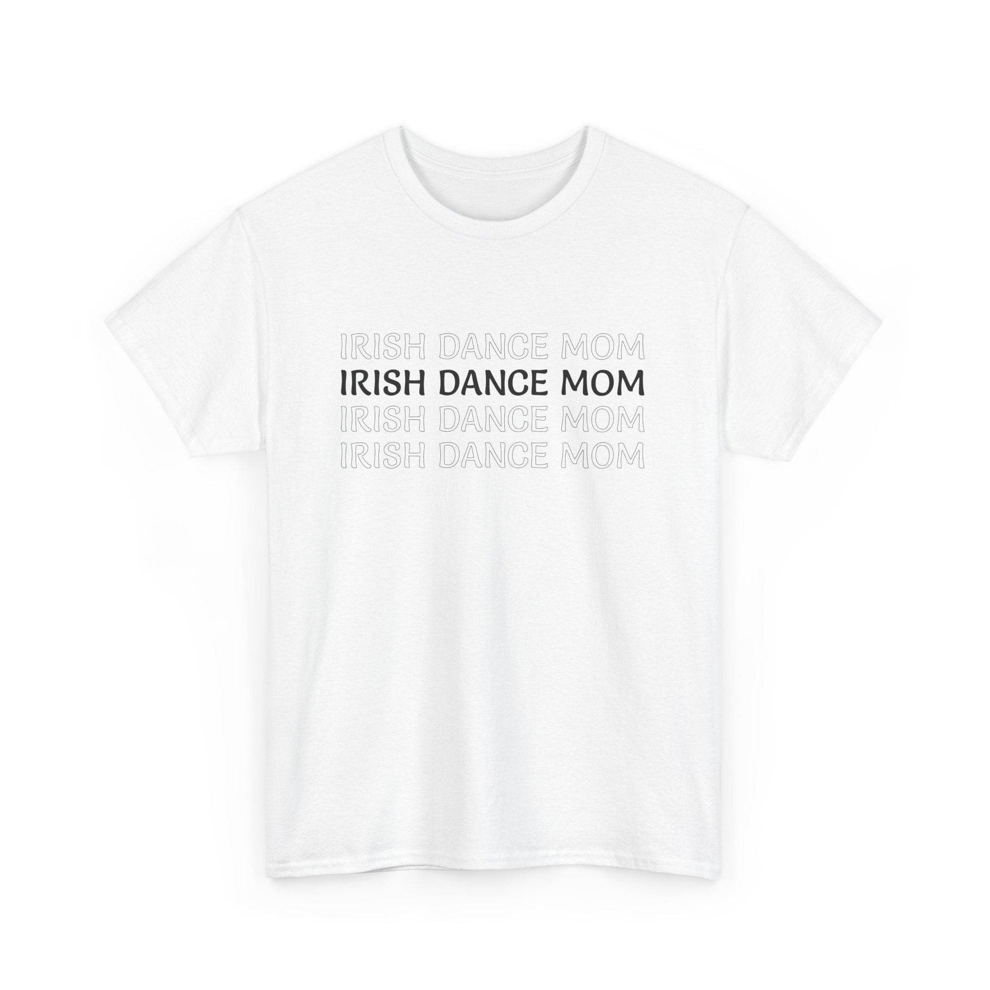 Irish Dance Mom Tee, St. Patrick's Day Shirt, Celtic Dance T-Shirt, Irish Pride Top, Shamrock Apparel - Little Flower Farm