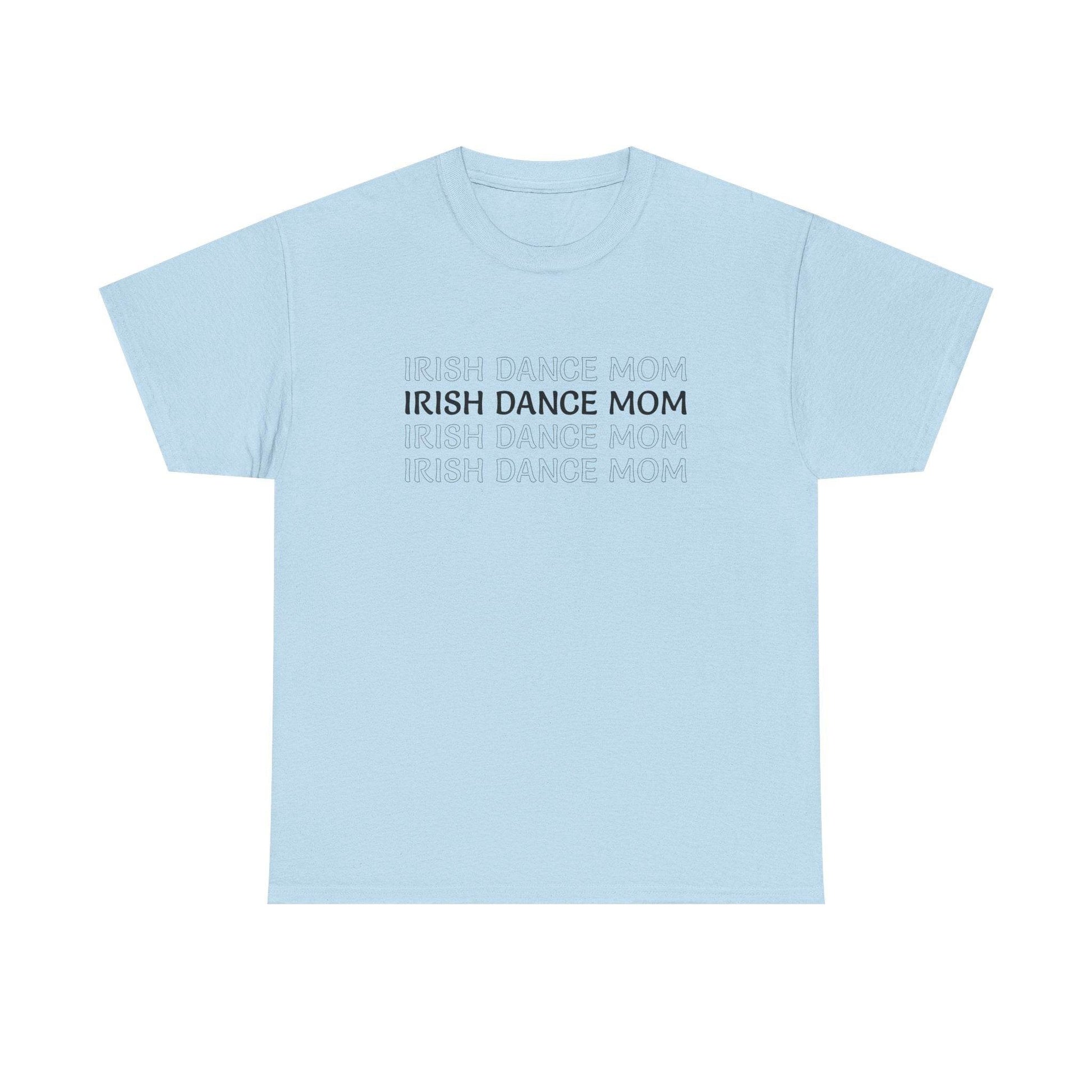 Irish Dance Mom Tee, St. Patrick's Day Shirt, Celtic Dance T-Shirt, Irish Pride Top, Shamrock Apparel - Little Flower Farm