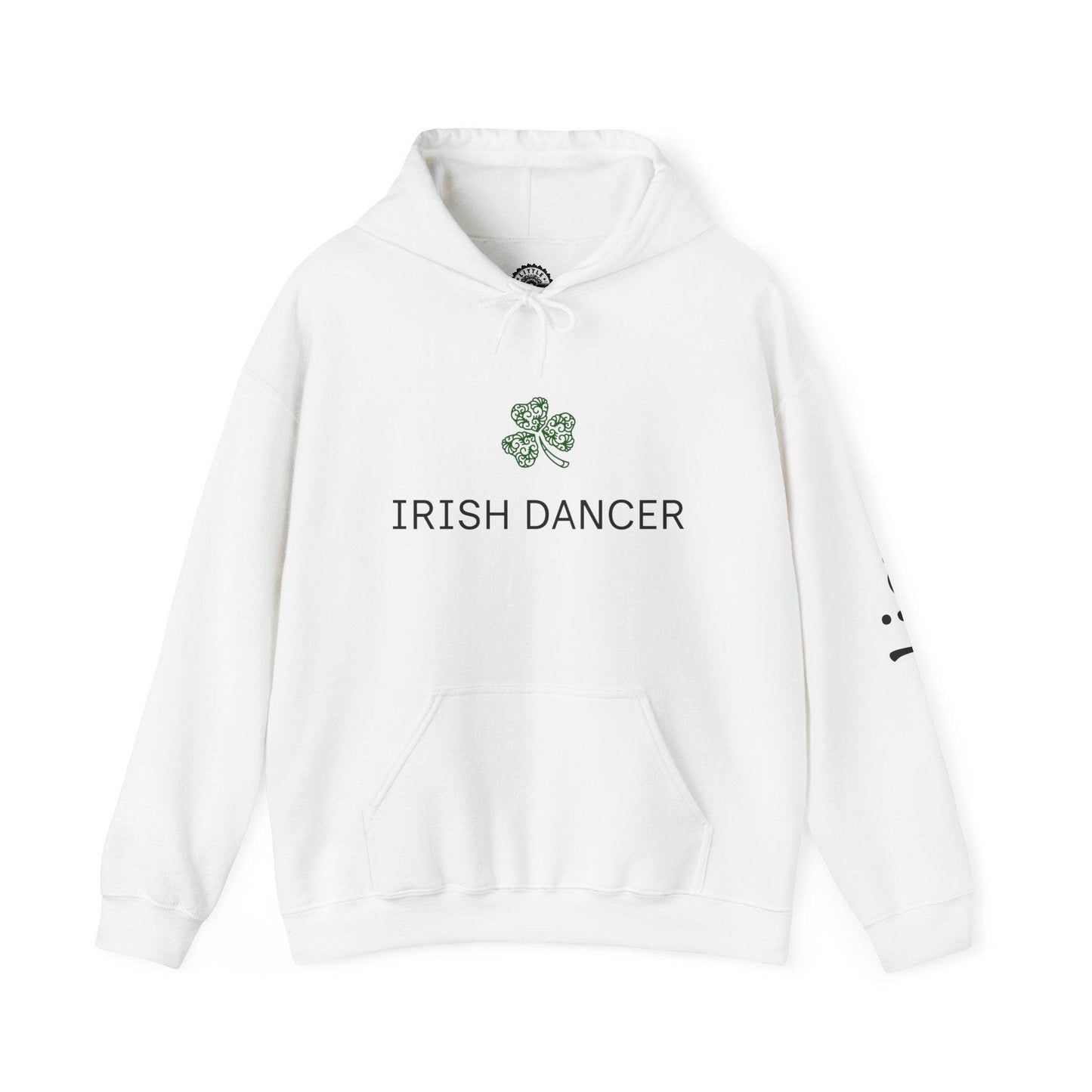Personalized Irish Dancer Hoodie, Dance Sweatshirt, Celtic Jig Pullover, Shamrock Dance Jacket, St. Patrick's Day Top - Little Flower Farm