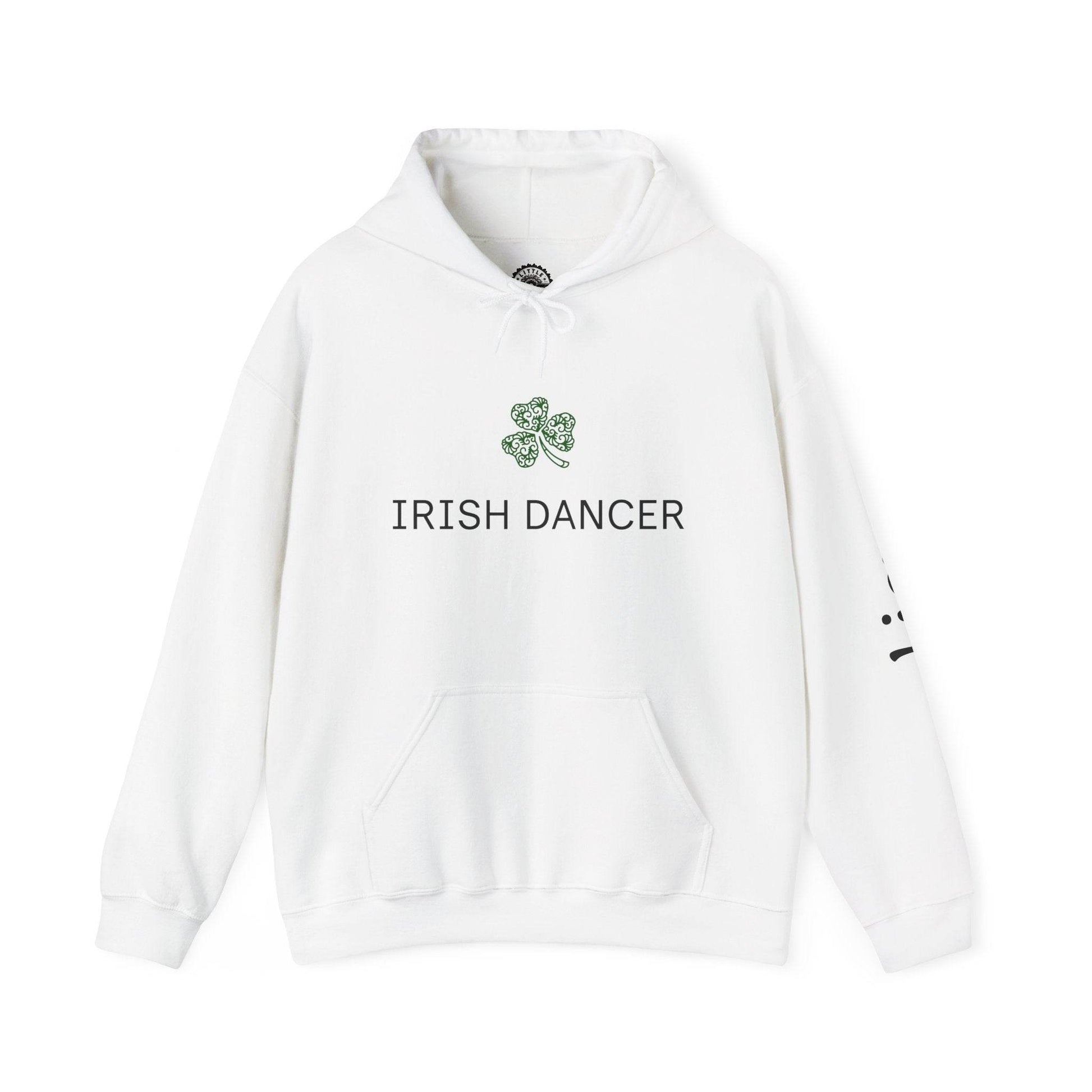 Personalized Irish Dancer Hoodie, Dance Sweatshirt, Celtic Jig Pullover, Shamrock Dance Jacket, St. Patrick's Day Top - Little Flower Farm