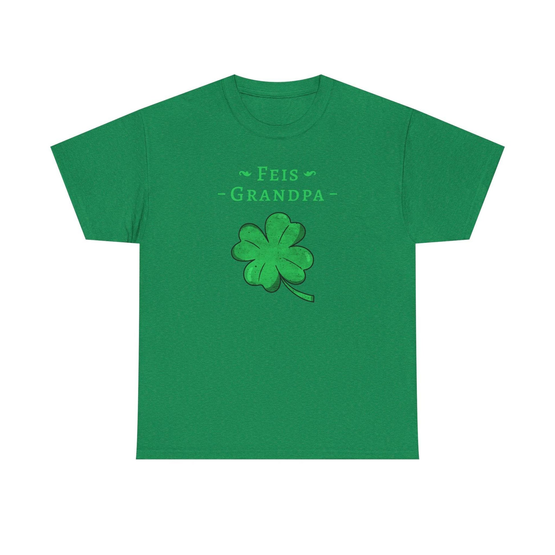 Feis Grandpa Tee, St. Patrick's Day Shirt, Celtic Dance T-Shirt, Irish Pride Top, Shamrock Apparel, Irish Dance Competition - Little Flower Farm