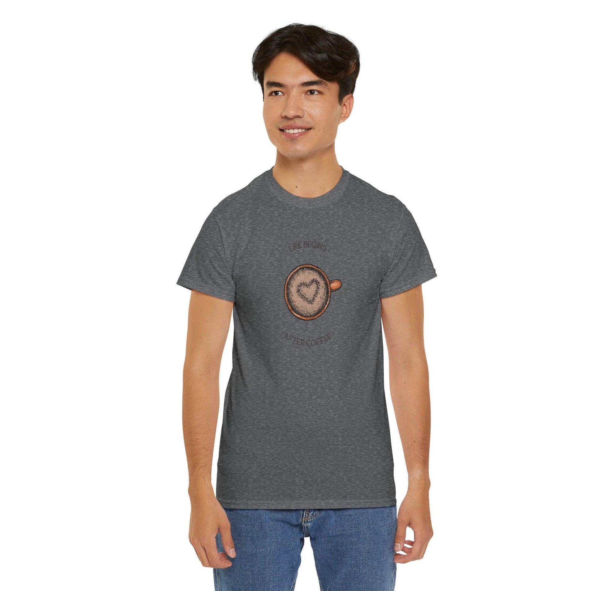 Coffee Lover Unisex Tee, Coffee Tee, Caffeine Addict Shirt, Funny Coffee Shirt, Coffee Gift, Coffee T-Shirt - Little Flower Farm
