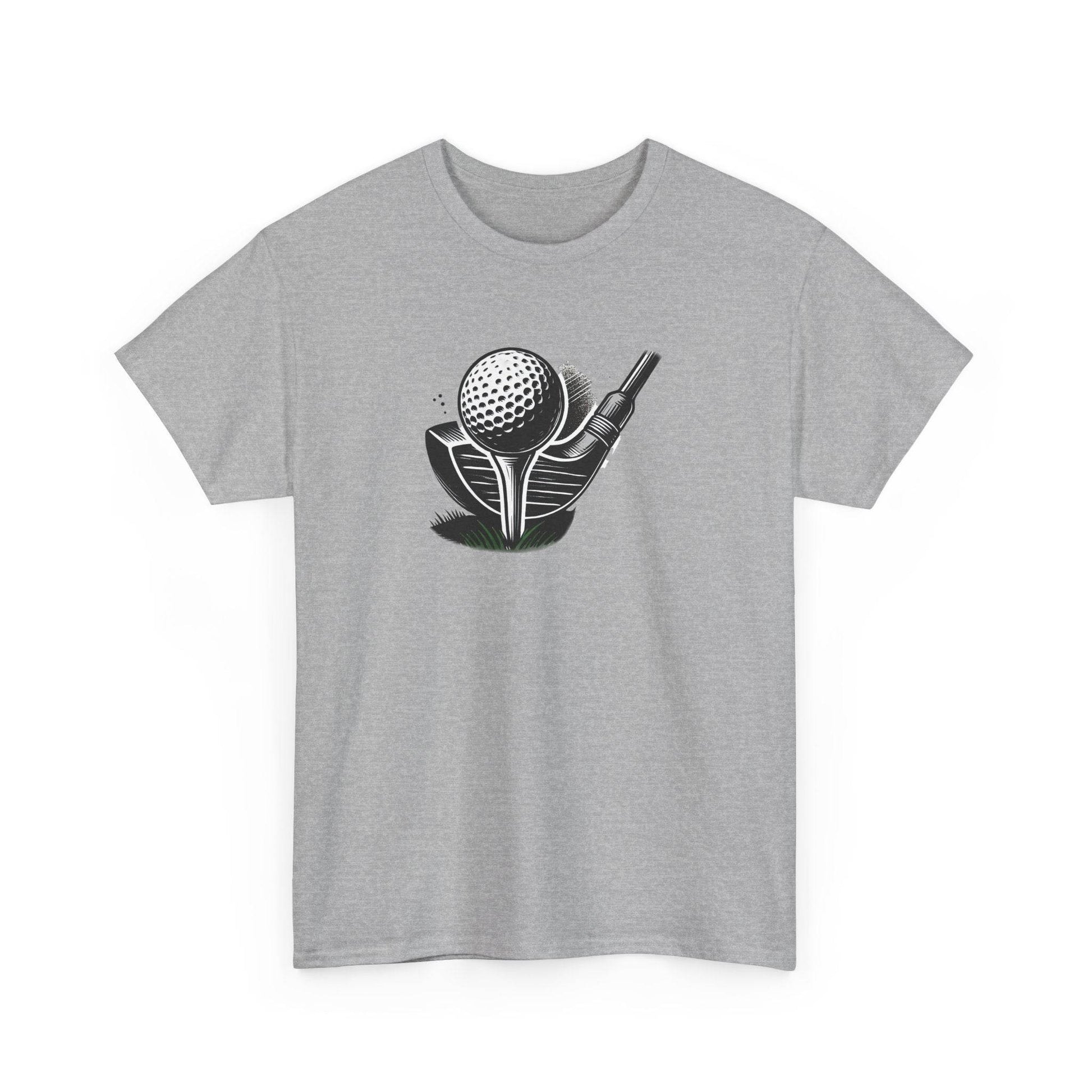 Golf Club Head Tee Shirt, Golf Lover Gift, Golfing Shirt, Unisex Tee, Golf Player FAV - Little Flower Farm