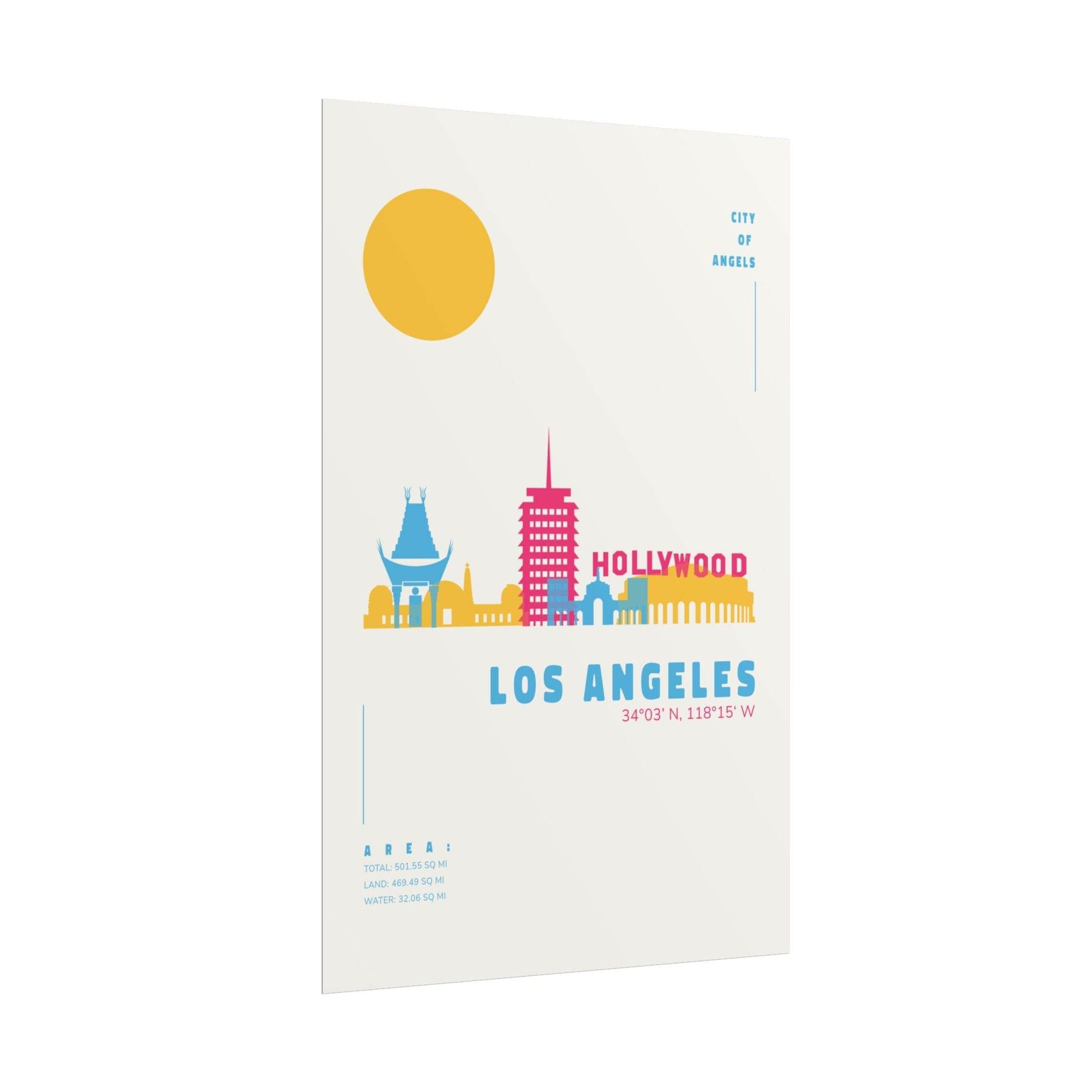 Poster Print - Hollywood Los Angeles Graphic Art - Little Flower Farm
