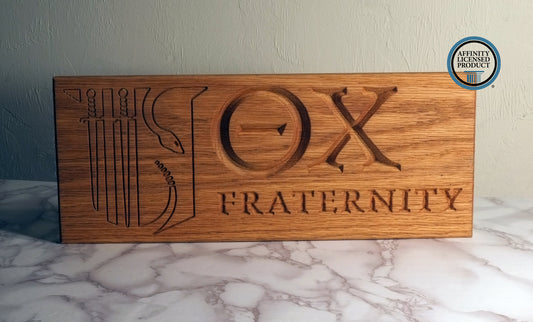 Theta Chi Officially Licensed Greek Letters Logo Sign